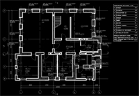 строительный план цокольного этажа загородного дома